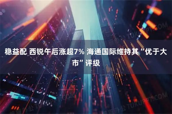 稳益配 西锐午后涨超7% 海通国际维持其“优于大市”评级